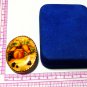 Vintage 1950-s Genuine Gold Edged Fine Bone China Fruit BROOCH in Original Box.