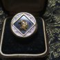 Vintage 1990-s 925 Sterling Silver SIGNET Ring Size US Size 8 1/2, UK Size R