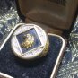 Vintage 1990-s 925 Sterling Silver SIGNET Ring Size US Size 8 1/2, UK Size R