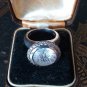 Antique Vintage 1930-s Zircon Sterling Silver Ring - Size UK L 1/2, US 5.75