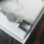 Antique Vintage 1920-s Sterling Silver 925 Jade Art Deco Bracelet Heavy 17.26 g