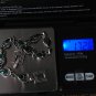 Antique Vintage 1920-s Sterling Silver 925 Jade Art Deco Bracelet Heavy 17.26 g