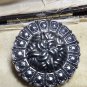 VINTAGE 1970-s Western Germany Marcasite Raised Knott Design SCARF CLIP - Rare!