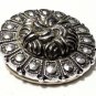 VINTAGE 1970-s Western Germany Marcasite Raised Knott Design SCARF CLIP - Rare!