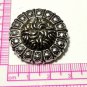 VINTAGE 1970-s Western Germany Marcasite Raised Knott Design SCARF CLIP - Rare!