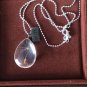 Antique Vintage Victorian Silver 800 Dandelion Wish Pendant on Chain - 8.50 gram