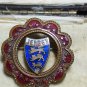 Antique Vintage 1900-s JERSEY Channel Islands Enamel Badge.