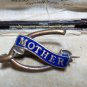 Antique Vintage 1920-s MOTHER With Lucky Wishbone)- Enamel Badge.
