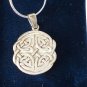 VINTAGE 1970-s 925 Sterling Silver Celtic Knot Pendant on 925 Strl Silver Chain.