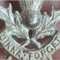 Vintage 1970-s Scottish Dinna Forget Silver Pendant on 18 inch Chain.