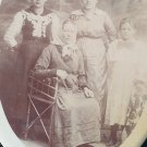 Antique Vintage 1850-s Victorian Large Picture in Large Original Frame.