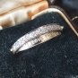 Vintage 1970-s Gold on 925 Silver I LOVE YOU Ring Size UK O US 7