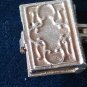Vintage 925 Sterling Silver Old Bible Pendant / 18 inch Chain Rare and Beautiful