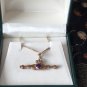 Vintage 1979-s Irish Celtic 14 ct Rolled Gold Claddagh Necklace in Original Box