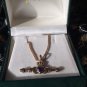Vintage 1979-s Irish Celtic 14 ct Rolled Gold Claddagh Necklace in Original Box