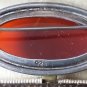 Antique Vintage 1930-s Carnelian Sterling Silver Pin Brooch -Heavy and Beautiful