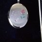 Vintage 1980-s 925 Sterling Silver Locket Pendant MUM & 18 Inch Chain.