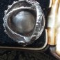 Antique Vintage 1920-s Large Very Heavy Blue Quartz Silver Ring Size US 6, UK M
