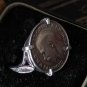 Antique Vintage 1918 George V Sterling Silver Coin Ring Signet , Size UK N, US 7
