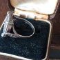 Antique Vintage 1918 George V Sterling Silver Coin Ring Signet , Size UK N, US 7