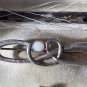 Antique Vintage 1950-s Celtic Sterling Silver Opal Brooch - Beautiful!