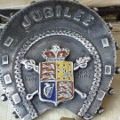 Antique Vintage Victorian Enamel Queen Victoria Golden Jubilee Brooch 1837-1887