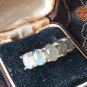Vintage 1980-s Moonstone Sterling Silver Ring Size UK L 1/2, US 6 - Beautiful!