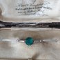 Antique Victorian 1850 Emerald Silver & 9 Ct Gold Brooch - Henry Griffith & Sons