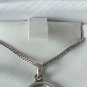 Vintage 1970 Irish Celtic Claddagh 925 Sterling Silver Necklace in Original Box.