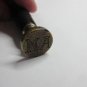 Antique Vintage Victorian 1890-s BAKELITE Letter DESK SEAL- Monogram Letters MA