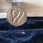 Antique Vintage Victorian 1890-s BAKELITE LETTER DESK SEAL- Letter W