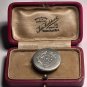 Antique Edwardian 1905 Birmingham Silver Lapel Pin By Levi & Salaman Boxed.