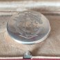 Antique Edwardian 1905 Birmingham Silver Lapel Pin By Levi & Salaman Boxed.