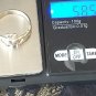 Vintage 1990 Irish Celtic Claddag 925 Silver Ring Size UK W, US 11 3/4 in Box.
