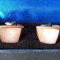 Vintage Genuine 2005 The Thomas Nash Mother of Pearl Cufflinks In Original Box.