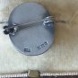 Antique Vintage Edwardian 1909 Birmingham Silver Badge Brooch - Very Rare!!!!