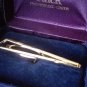 Vintage Genuine 1981 The Tie Rack Gold tone TIE CLIP In Original Box