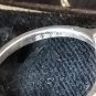 Antique Vintage Victorian 1860-s Ruby/Zircons Silver Ring Size UK L, US 5 3/4