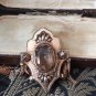 Antique Vintage Late Victorian 1890-s Rolled Gold Smokey Quartz Large Brooch