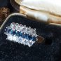 Antique Vintage 1920-s 9 Ct Rolled Gold Sapphires Zircons Ring Size UK L, US 5.5