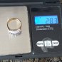 Antique Vintage 1920-s 9 Ct Rolled Gold Sapphires Zircons Ring Size UK L, US 5.5