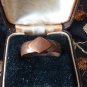 Antique Vintage Victorian 1864 Cooper Coin Ring Size UK Q, US 8 - VERY RARE!!!