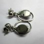 Vintage 1970-s Lapis Lazuli Sterling Silver Drop Earrings - Beautiful Design!