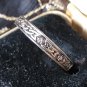 Antique Vintage 1920-s Sterling Silver 925 Band Ring with LOVE VERSE US 10 UK U