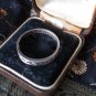 Antique Vintage 1920-s Sterling Silver 925 Band Ring with LOVE VERSE US 10 UK U