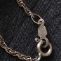 Antique Vintage 1930-s Sterling Silver 925 Large Cameo Pendant & 20 Inch Chain.