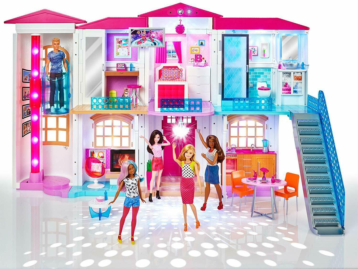 Barbie Doll Hello Dreamhouse DPX21 With WiFi Voice Activated Mattel RARE