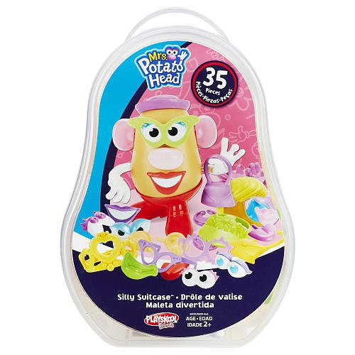 Playskool Mrs. Potato Head or Mr. Potato Head parts case, toys for children from 2 years, (Random Color Playskool Mrs. Potato Head or Mr. Potato Head parts case, toys for children from 2 years, (Random Color