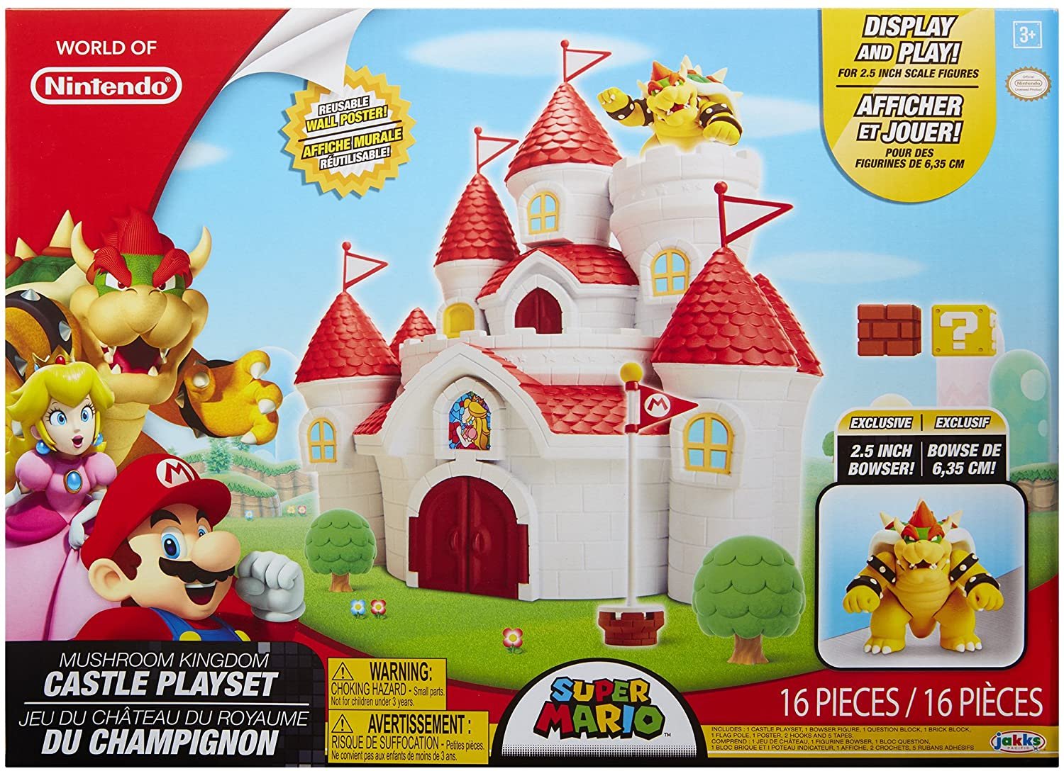 World Of Nintendo Deluxe Feature Castle Playset