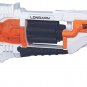 Longarm Nerf Doomlands Toy Blaster with Flip-Open Drum and 5 Official Nerf Doomlands Elite Darts